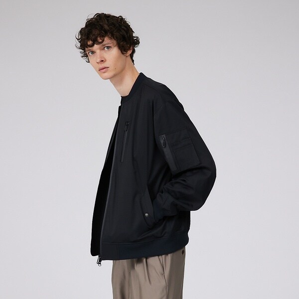 アバハウス（ABAHOUSE）/【WWS/ワークウェアスーツ】洗える ライトMA−1 ブルゾン