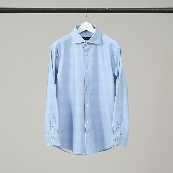 アバハウス（ABAHOUSE）/【FLEX SHIRTS】トランスファーテックス スラブチェック シャツ
