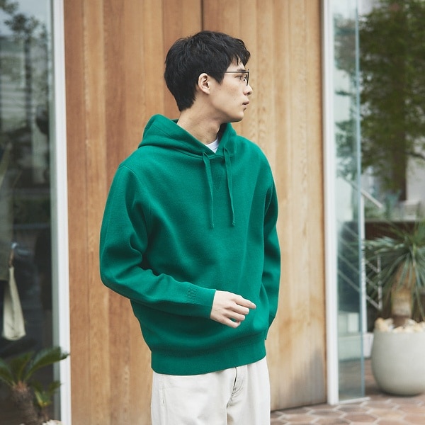 アバハウス（ABAHOUSE）/【ニットジャガード】スウェット パーカーの