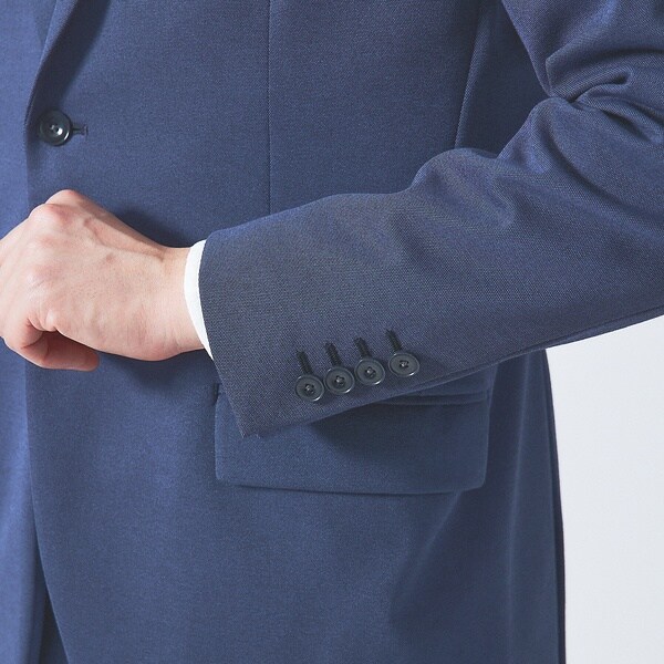 アバハウス（ABAHOUSE）/【セットアップ対応/FLEX JACKET】ポンチ シャンブレー ジャケット_18
