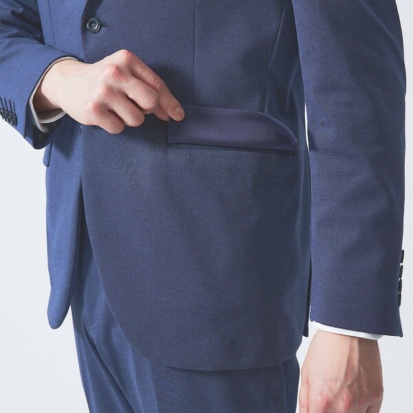 アバハウス（ABAHOUSE）/【セットアップ対応/FLEX JACKET】ポンチ シャンブレー ジャケット_19