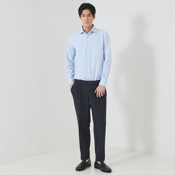 アバハウス（ABAHOUSE）/【FLEX SHIRTS】マルチストレッチ ナローストライプ シャツ_6