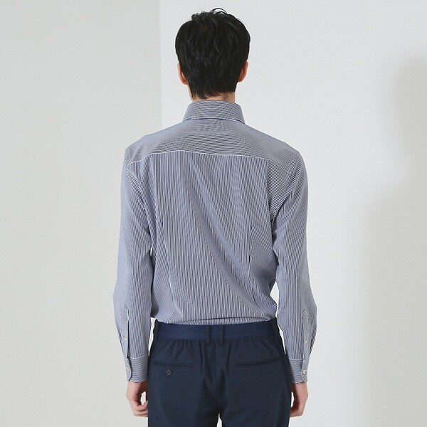 アバハウス（ABAHOUSE）/【FLEX SHIRTS】マルチストレッチ ナローストライプ シャツ_19