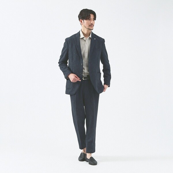 アバハウス（ABAHOUSE）/【FLEX PANTS】サマー ミックス ツイードライク パンツ_6