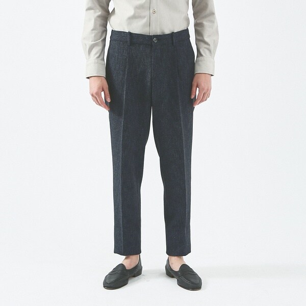 アバハウス（ABAHOUSE）/【FLEX PANTS】サマー ミックス ツイードライク パンツ_7