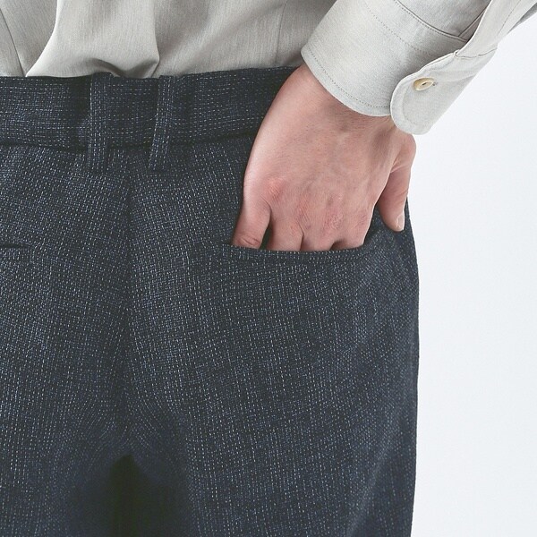 アバハウス（ABAHOUSE）/【FLEX PANTS】サマー ミックス ツイードライク パンツ_10