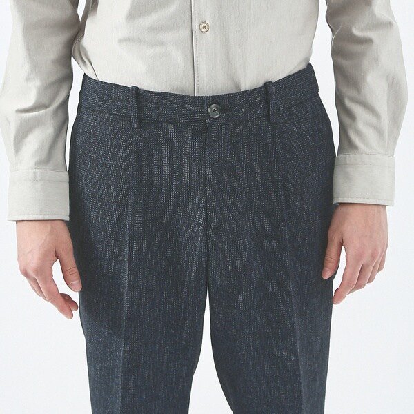 アバハウス（ABAHOUSE）/【FLEX PANTS】サマー ミックス ツイードライク パンツ_11
