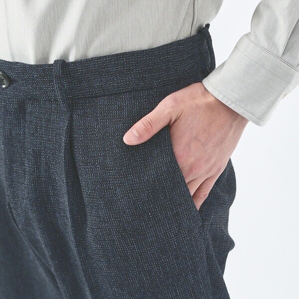 アバハウス（ABAHOUSE）/【FLEX PANTS】サマー ミックス ツイードライク パンツ_12