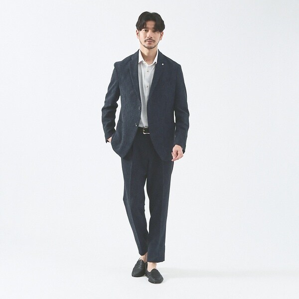 アバハウス（ABAHOUSE）/【FLEX PANTS】サマー ミックス ツイードライク パンツ_15