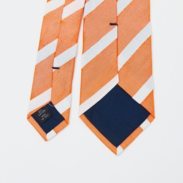 アバハウス（ABAHOUSE）/【定番】カラーレジメンタル コットンシルク