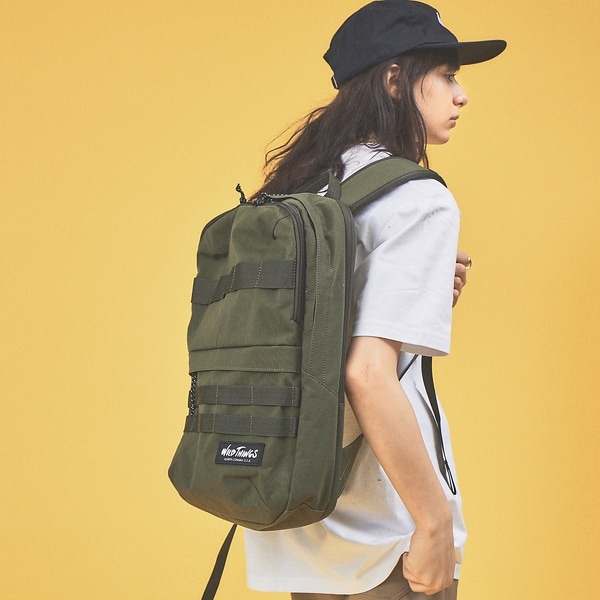 アバハウス（ABAHOUSE）/【WILD THINGS/ワイルドシングス】ワンポイントロゴ スクエア型バックパ