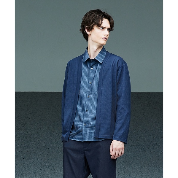 アバハウス（ABAHOUSE）/【アンサンブル対応】フクレ ジャガード セミショール カーディガン