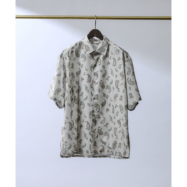 アバハウス（ABAHOUSE）/【セットアップ対応】LONGCHAMP 2WAY オープンカラー 半袖 シャツ_1