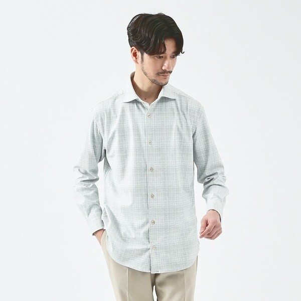 プラス・ピープル メンズ シャツ トップス Denim shirts Light greyの通販は