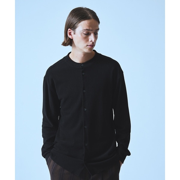 アバハウス（ABAHOUSE）/【ストレッチポンチ】ハイネック シャツカーディガン