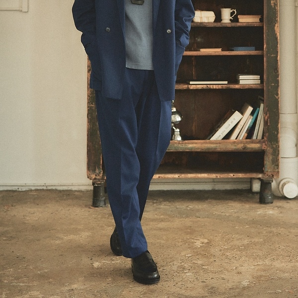 アバハウス（ABAHOUSE）/【セットアップ対応】2タック ワイド トラウザーズ/スラックス