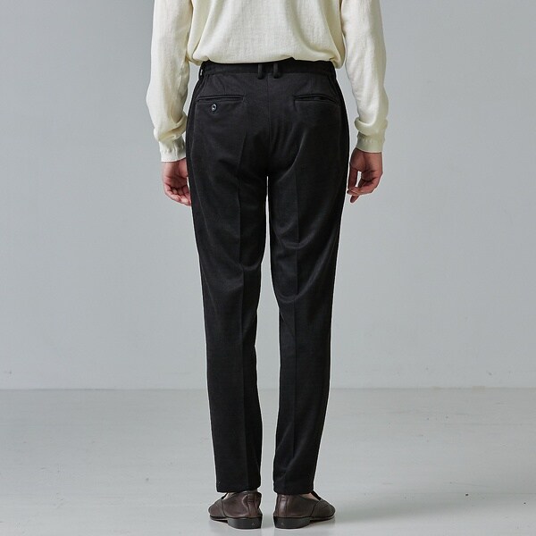 【ブラック】【セットアップ対応/FLEX PANTS】ネオスウェード ツイル イージーパンツ アバハウス ABAHOUSE 【セットアップ対応/FLEX PANTS】ネオスウェード