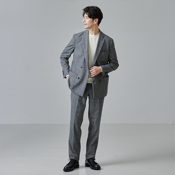 アバハウス（ABAHOUSE）/【シルクの様な光沢】カシミヤ　モックネック　ニット