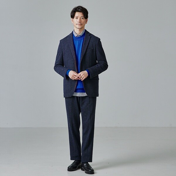 アバハウス（ABAHOUSE）/【シルクの様な光沢】カシミヤ　モックネック　ニット