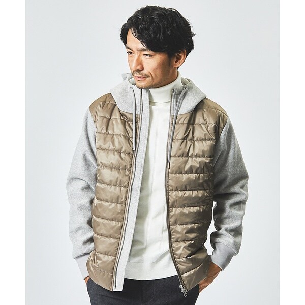 アバハウス（ABAHOUSE）/【パデット×メルトン】スポーティー フード ブルゾン