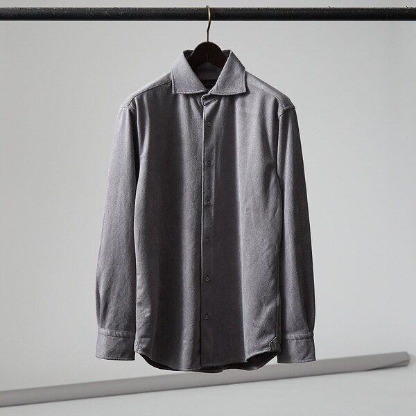 アバハウス（ABAHOUSE）/【FLEX SHIRTS】ネオスウェード ツイル 長袖シャツ_16
