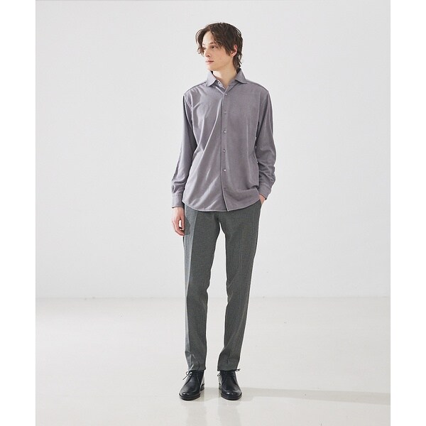 アバハウス（ABAHOUSE）/【FLEX SHIRTS】ネオスウェード ツイル 長袖シャツ_17