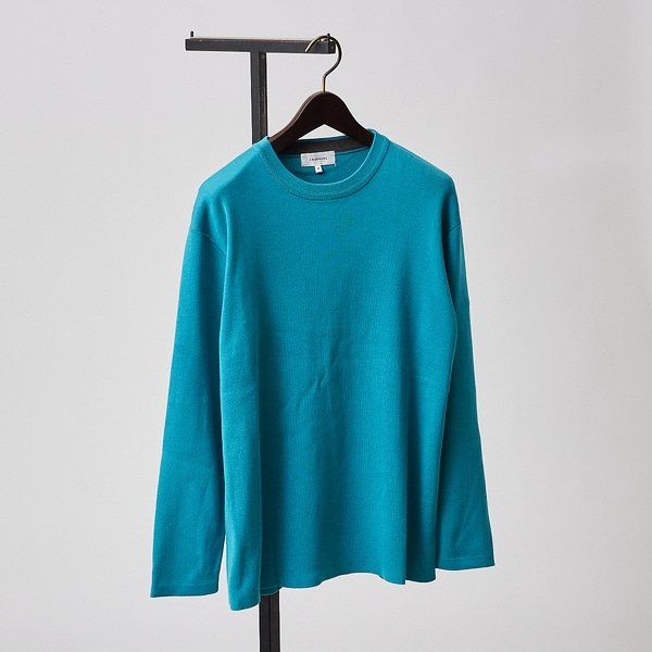 アバハウス（ABAHOUSE）/【定番 / ニットスウェット】コットン クルーネック / 総針ニット