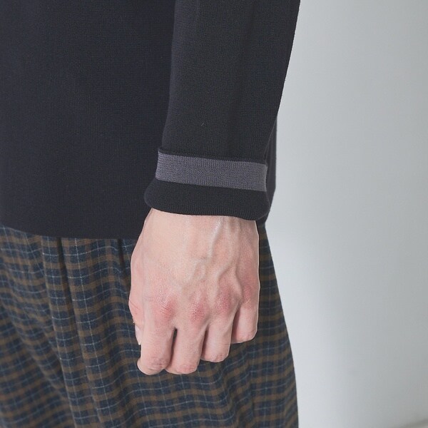 アバハウス（ABAHOUSE）/【定番 / ニットスウェット】コットン クルーネック / 総針ニット