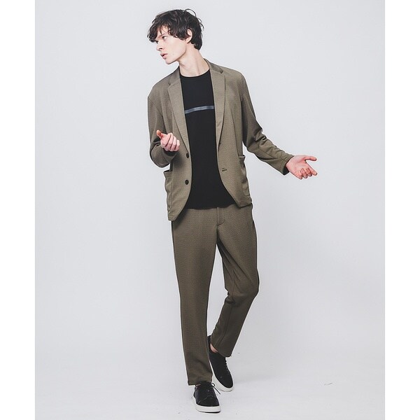 美品ABAHOUSE ビジネススーツ セットアップサイズ48ウォッシャブル ABAHOUSE GRAY セットアップ 「上下2点セット」SOLOTEX マルチ