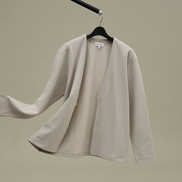 アバハウス（ABAHOUSE）/ラッセルカノコ  2ボタン 比翼 カーディガン