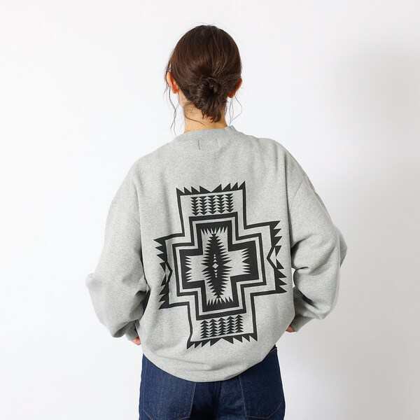 アバハウス（ABAHOUSE）/【PENDLETON/ペンドルトン】Back Print Sweat / cre