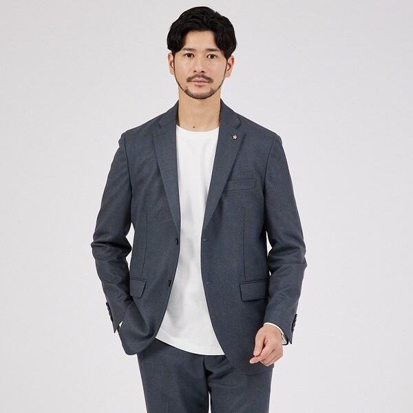 アバハウス（ABAHOUSE）/【セットアップ対応/FLEX JACKET】T/R ポンチ ニードルパンチ ジャの通販は