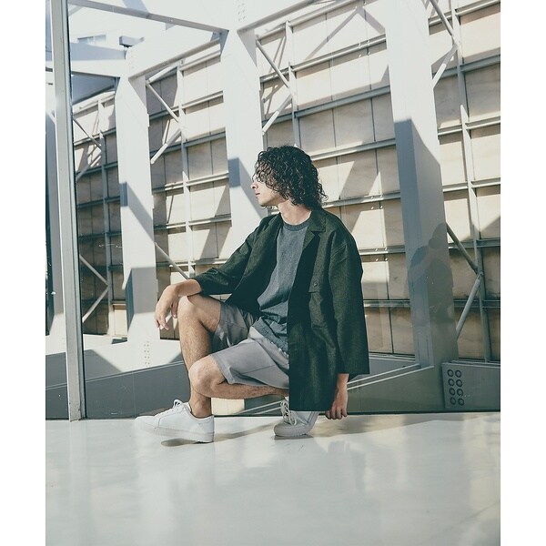 アバハウス（ABAHOUSE）/【セットアップ対応】リネンライクミリタリーシャツ/CPOシャツ_15