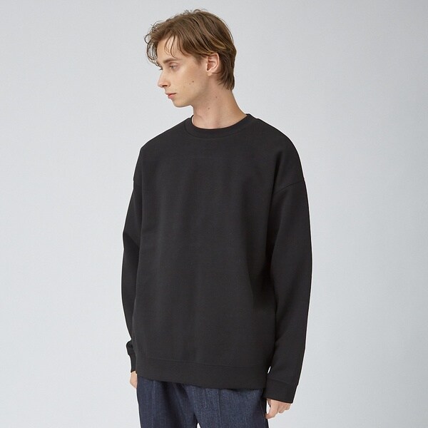 アバハウス（ABAHOUSE）/【シャツディテール】ダンボール スウェット / オーバーサイズ