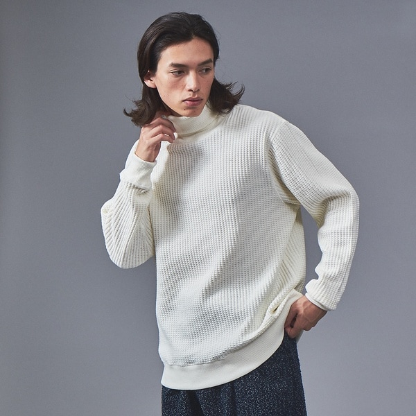 アバハウス（ABAHOUSE）/【JEMORGAN/ジェーイーモーガン】ビックワッフル タートルネック カットソ