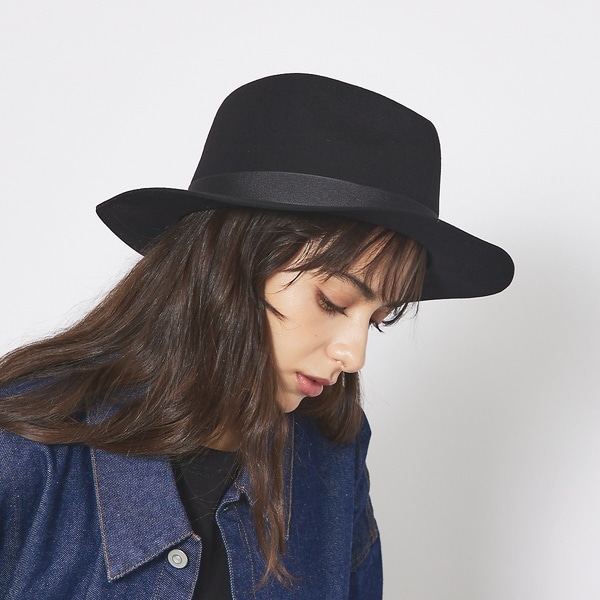 アバハウス（ABAHOUSE）/【RUBEN/ルーベン】MIDDLE BRIM HAT/ミドルウールブリムハットの通販は
