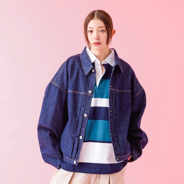 アバハウス（ABAHOUSE）/【KURO / クロ】DENSE ONE WASH/ビンテージオーバーサイズデニ