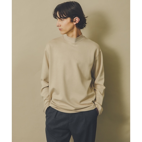 アバハウス（ABAHOUSE）/【シルキータッチ】ライトダンボールモックネック ロンT