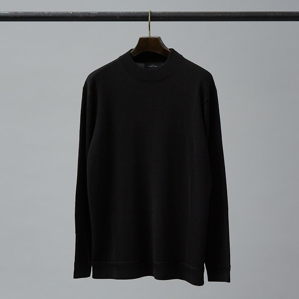 アバハウス（ABAHOUSE）/【カシミアタッチ】Pure Merino ハイゲージモックネック ニットの通販は