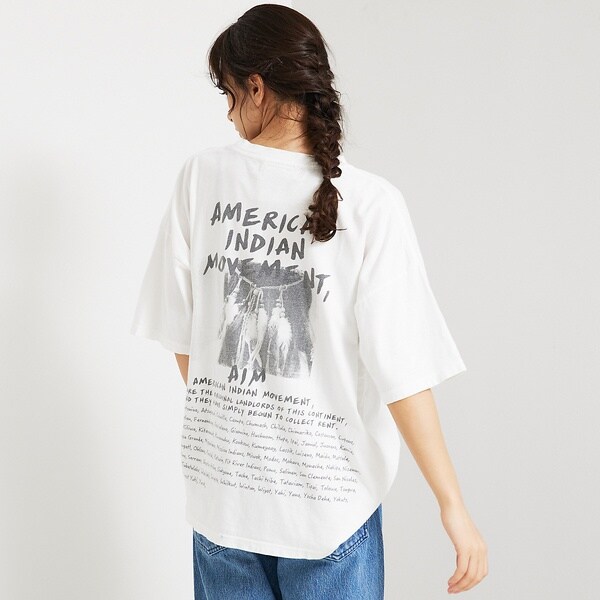 アバハウス（ABAHOUSE）/【REMI RELIEF / レミ レリーフ】 INDIAN天竺 BIGTシャツ_1