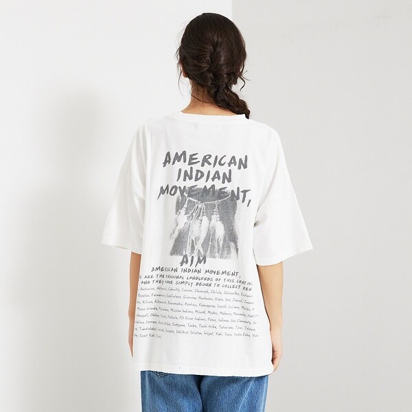 アバハウス（ABAHOUSE）/【REMI RELIEF / レミ レリーフ】 INDIAN天竺 BIGTシャツ_5