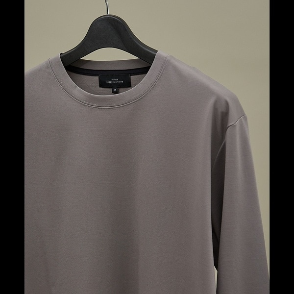アバハウス（ABAHOUSE）/【定番】ドレスポンチ クルーネック 長袖Tシャツ / ストレッチ 12,980円