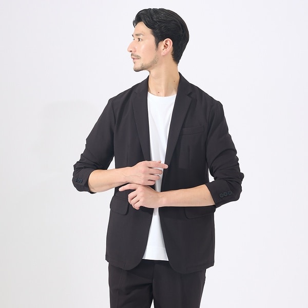 アバハウス（ABAHOUSE）/【セットアップ対応】シルキータッチ ウォッシャブル ジャケット_1