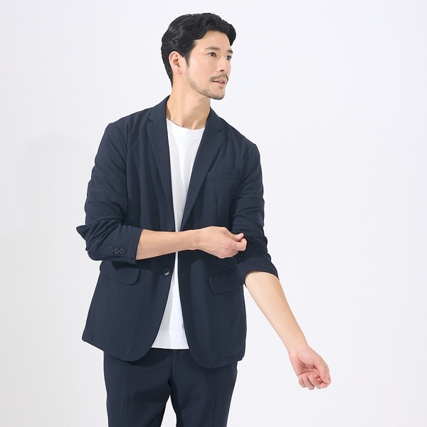 アバハウス（ABAHOUSE）/【セットアップ対応】シルキータッチ ウォッシャブル ジャケット