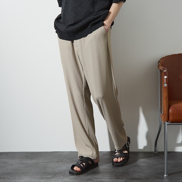アバハウス（ABAHOUSE）/【セットアップ対応】プリーツ イージーパンツ/ ワイドパンツ