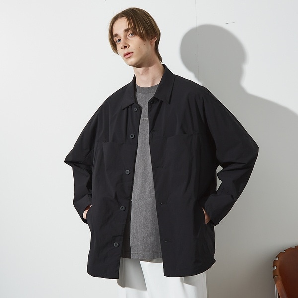アバハウス（ABAHOUSE）/【セットアップ対応】TUCK＆DARTS シャツブルゾン / ドルマンスリーブ_5