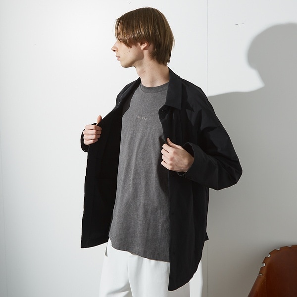 アバハウス（ABAHOUSE）/【セットアップ対応】TUCK＆DARTS シャツブルゾン / ドルマンスリーブ_6