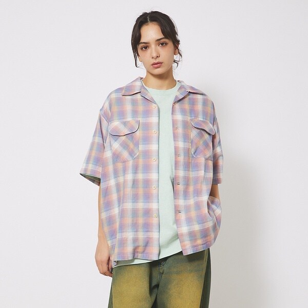 アバハウス（ABAHOUSE）/【PENDLETON/ペンドルトン】Open Collar Shirt/ボードシ_1