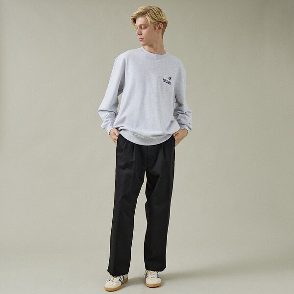 アバハウス（ABAHOUSE）/【PORTLAND−GROCERY】ロゴプリント クルーネックスウェット / L