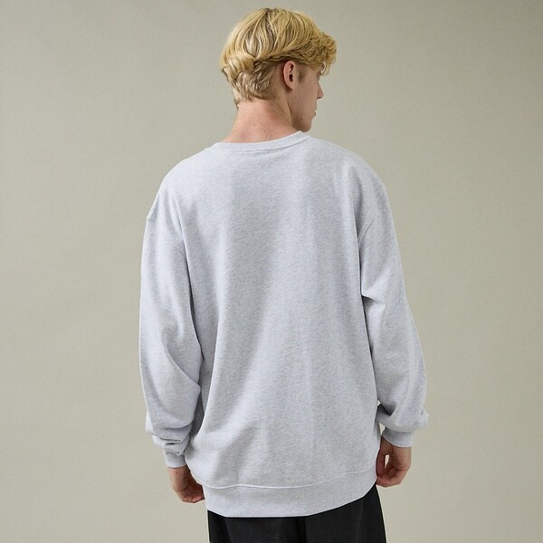 アバハウス（ABAHOUSE）/【PORTLAND−GROCERY】ロゴプリント クルーネックスウェット / L